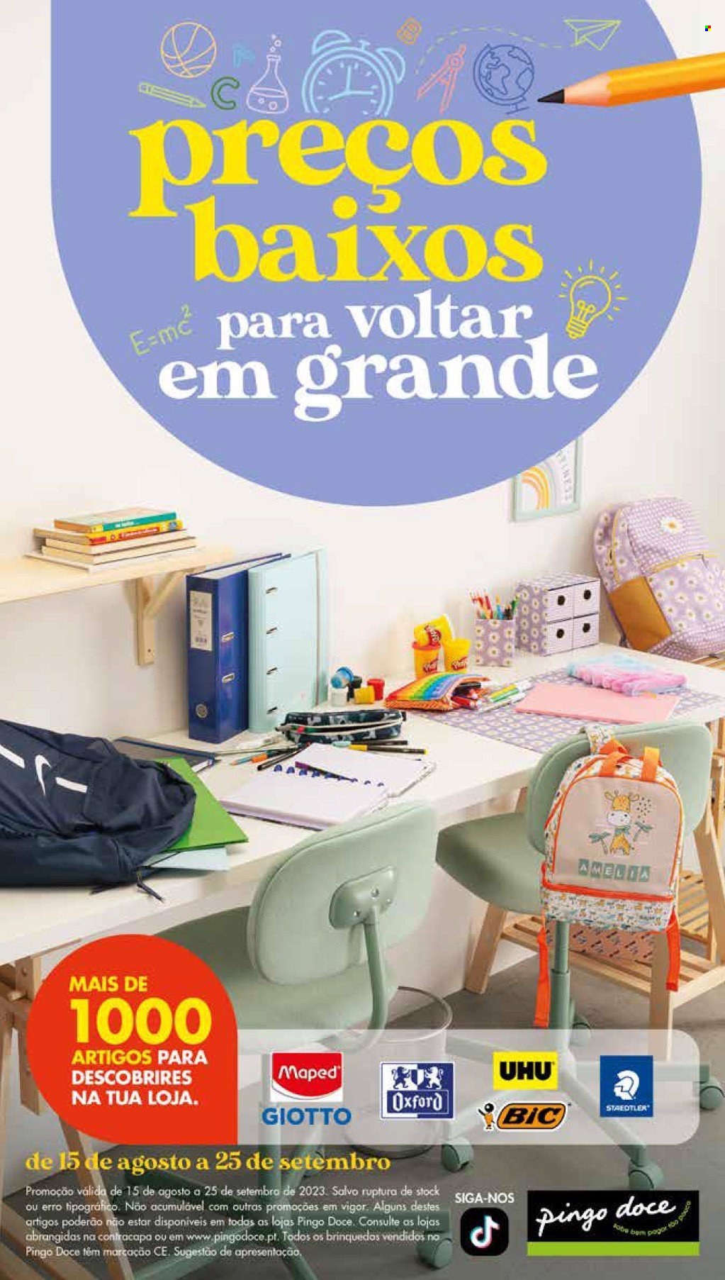 Folheto Pingo Doce - 15.8.2023 - 25.9.2023. Página 1
