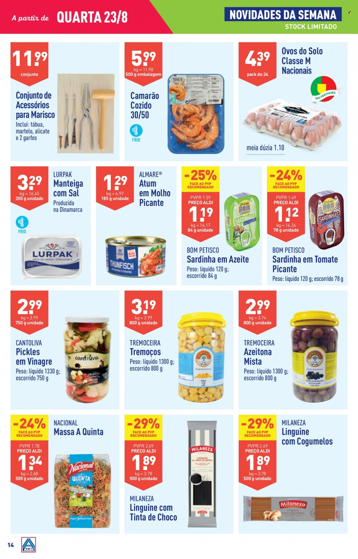 Folheto Aldi - 23.8.2023 - 29.8.2023. Página 14