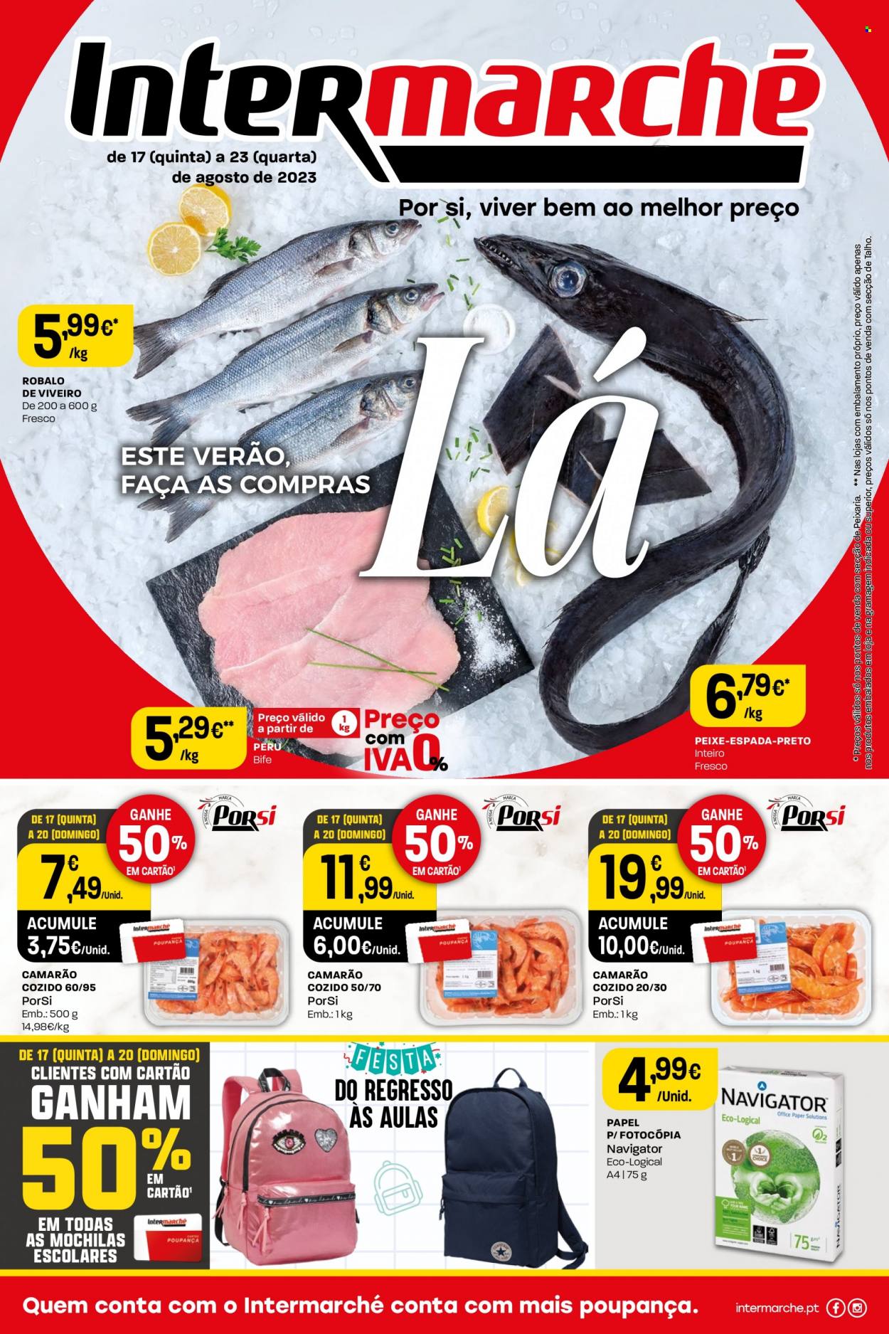 Folheto Intermarché - 17.8.2023 - 23.8.2023. Página 1