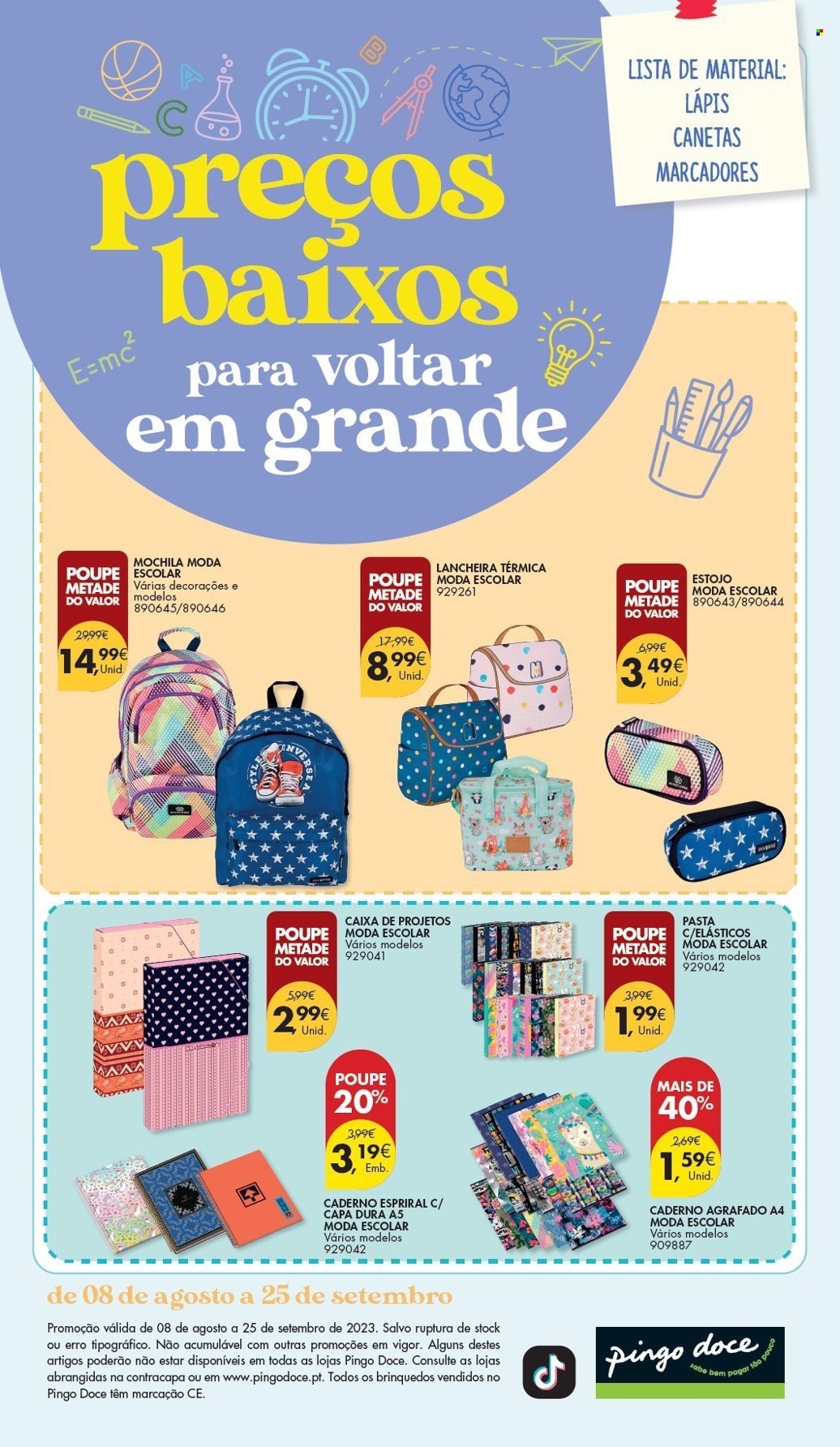 Folheto Pingo Doce - 15.8.2023 - 25.9.2023. Página 1