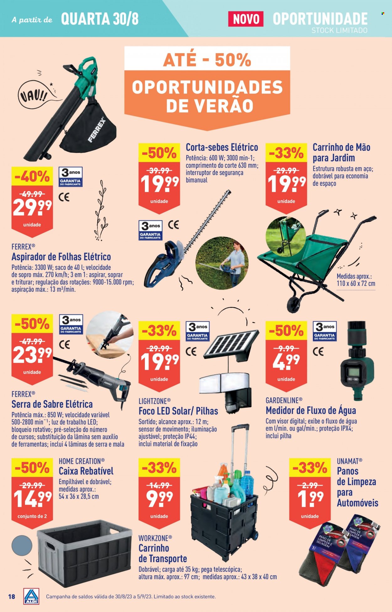 Folheto Aldi - 30.8.2023 - 5.9.2023. Página 18