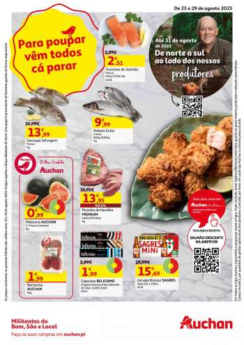 Folheto Auchan - 23.8.2023 - 29.8.2023.
