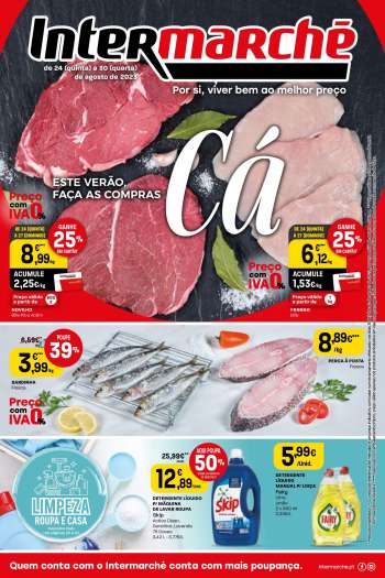 Folheto Intermarché - 24.8.2023 - 30.8.2023.