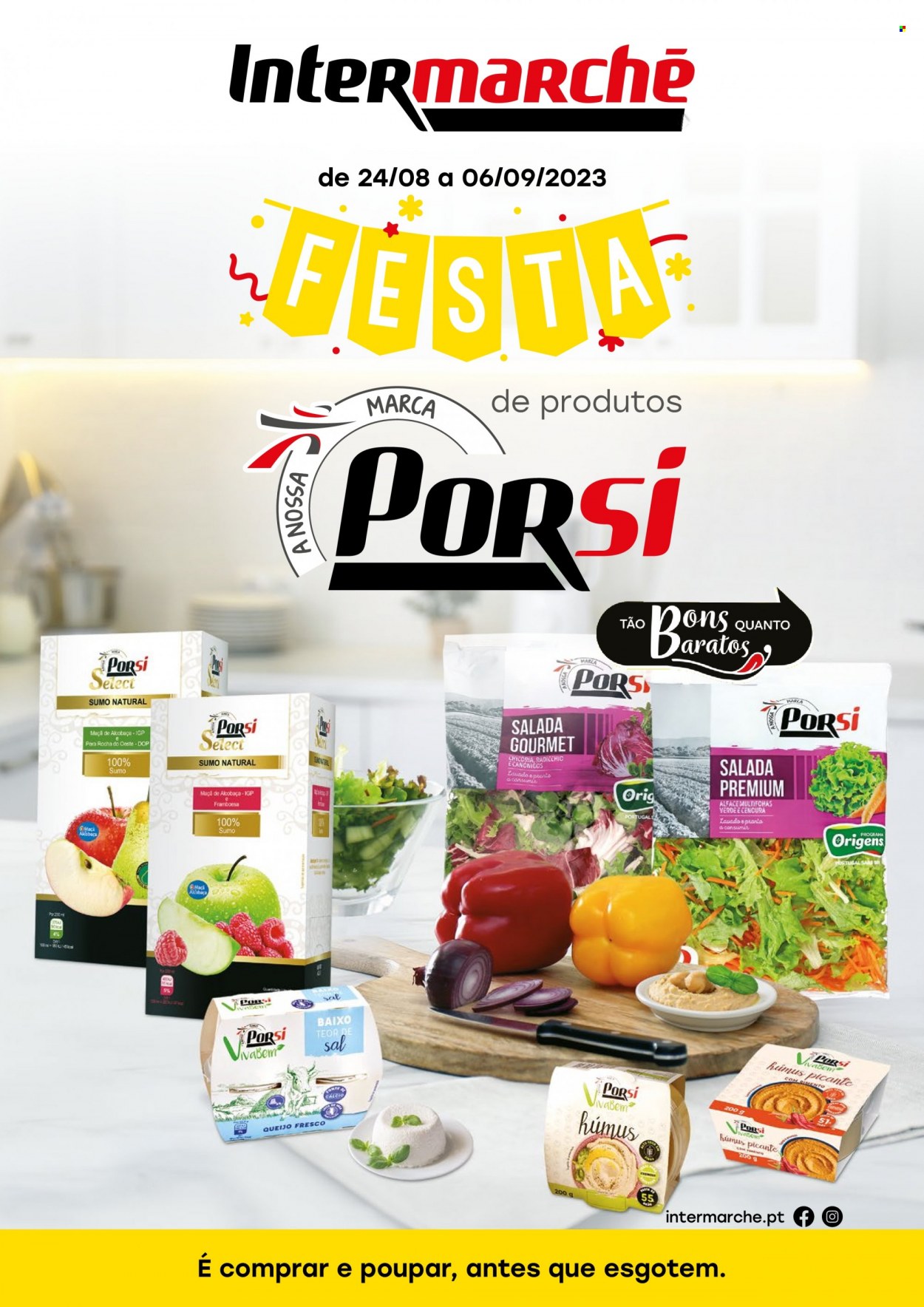 Folheto Intermarché - 24.8.2023 - 6.9.2023. Página 1