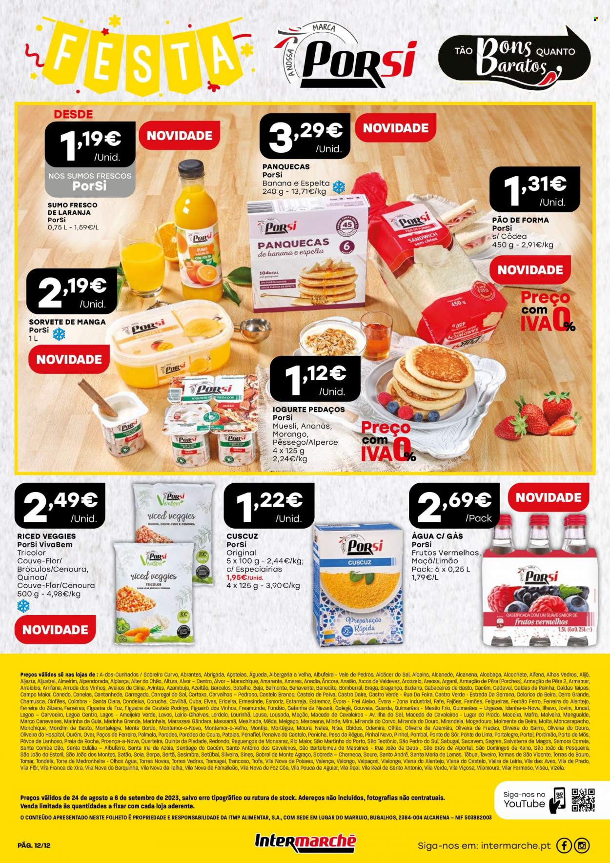 Folheto Intermarché - 24.8.2023 - 6.9.2023. Página 12