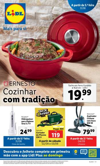 Folheto Lidl - 31.8.2023 - 6.9.2023.