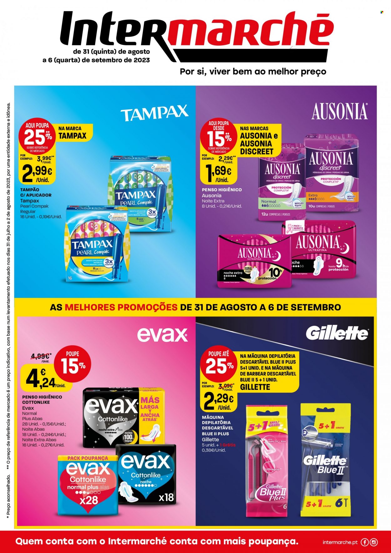 Folheto Intermarché - 31.8.2023 - 6.9.2023. Página 1