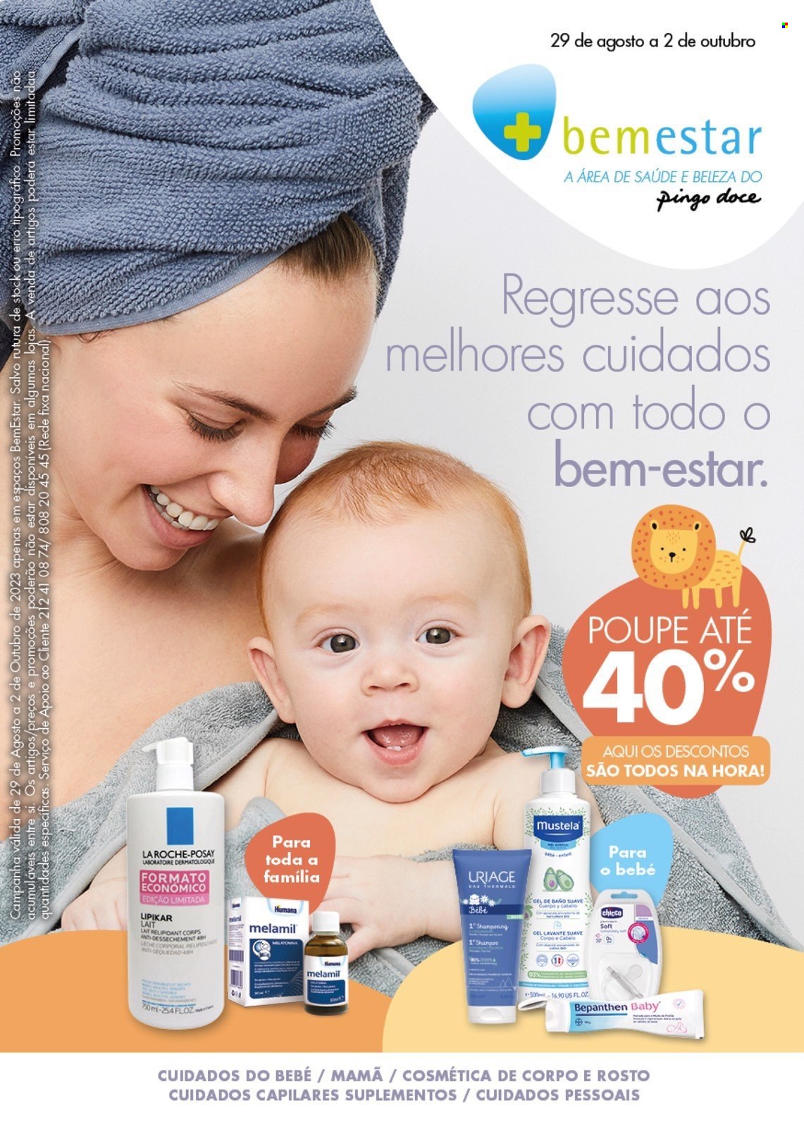Folheto Pingo Doce - 29.8.2023 - 2.10.2023. Página 1