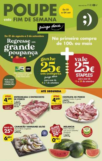 Folheto Pingo Doce - 1.9.2023 - 4.9.2023.
