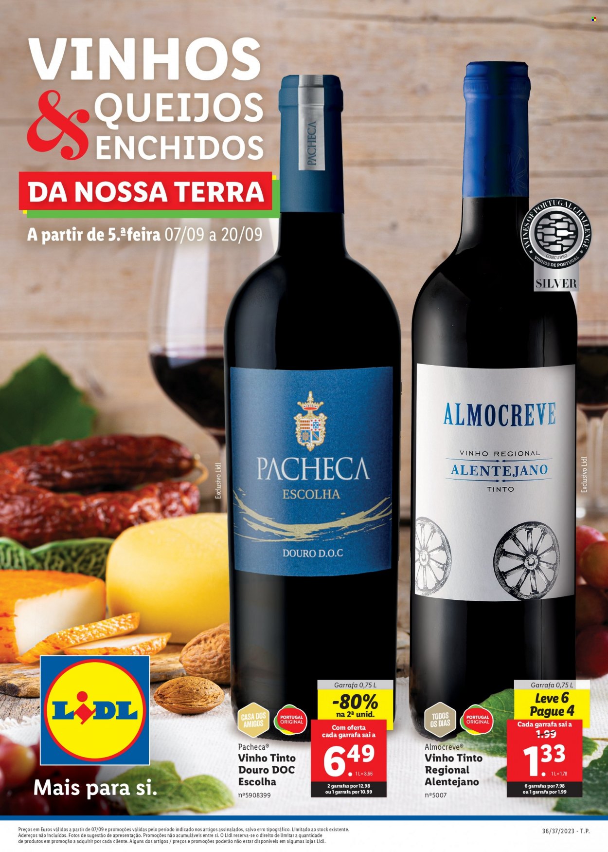 Folheto Lidl - 7.9.2023 - 20.9.2023. Página 1