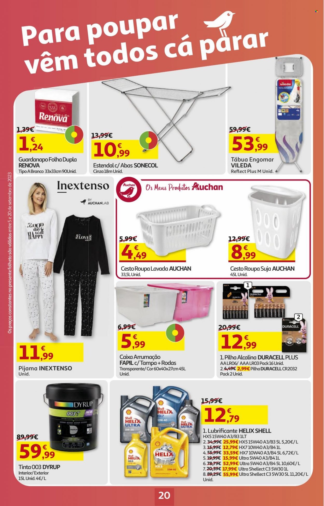 Folheto Auchan - 5.9.2023 - 20.9.2023. Página 20