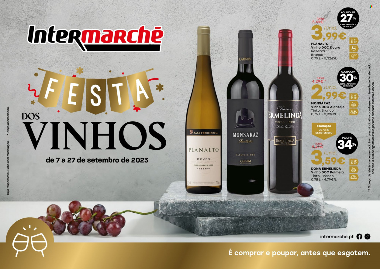 Folheto Intermarché - 7.9.2023 - 27.9.2023. Página 1