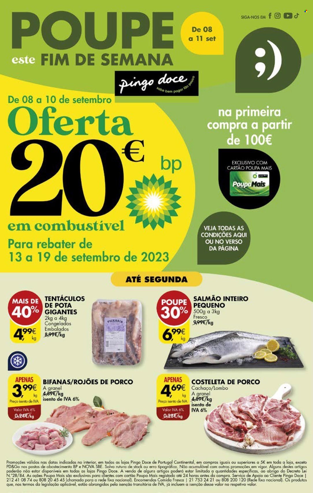 Folheto Pingo Doce - 8.9.2023 - 11.9.2023. Página 1