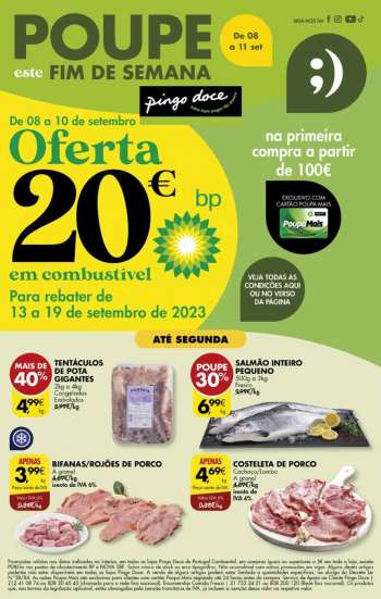 Folheto Pingo Doce - 8.9.2023 - 11.9.2023.