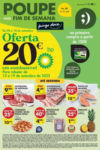 Folheto Pingo Doce - 8.9.2023 - 11.9.2023.