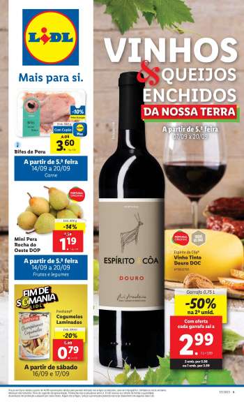 Folheto Lidl - 14.9.2023 - 20.9.2023.