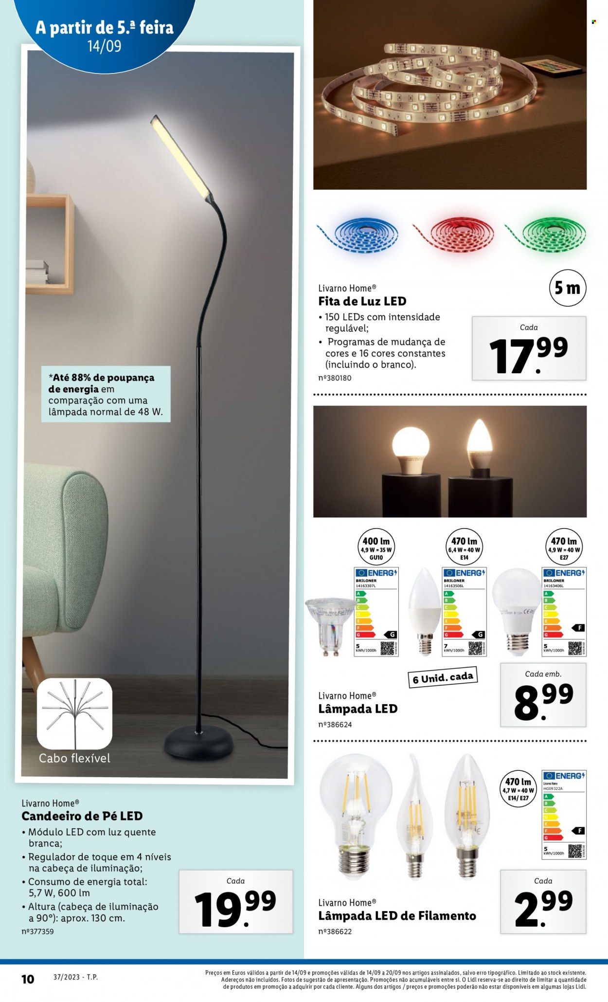 Folheto Lidl - 14.9.2023 - 20.9.2023. Página 38