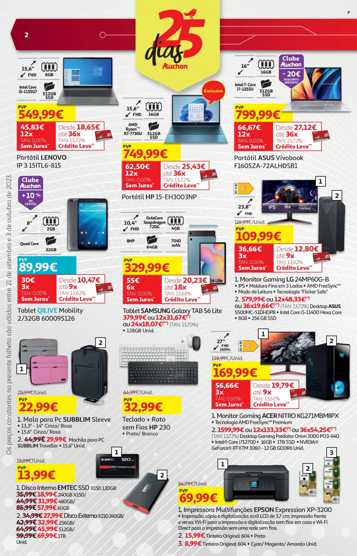 Folheto Auchan - 21.9.2023 - 3.10.2023. Página 35