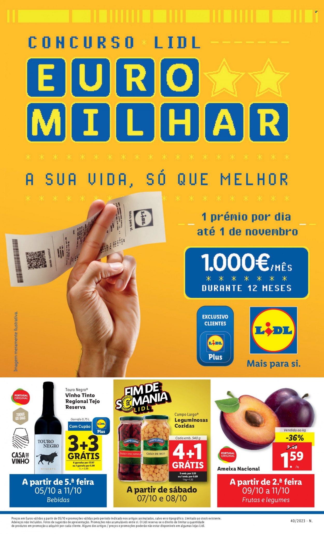 Folheto Lidl - 5.10.2023 - 11.10.2023. Página 1