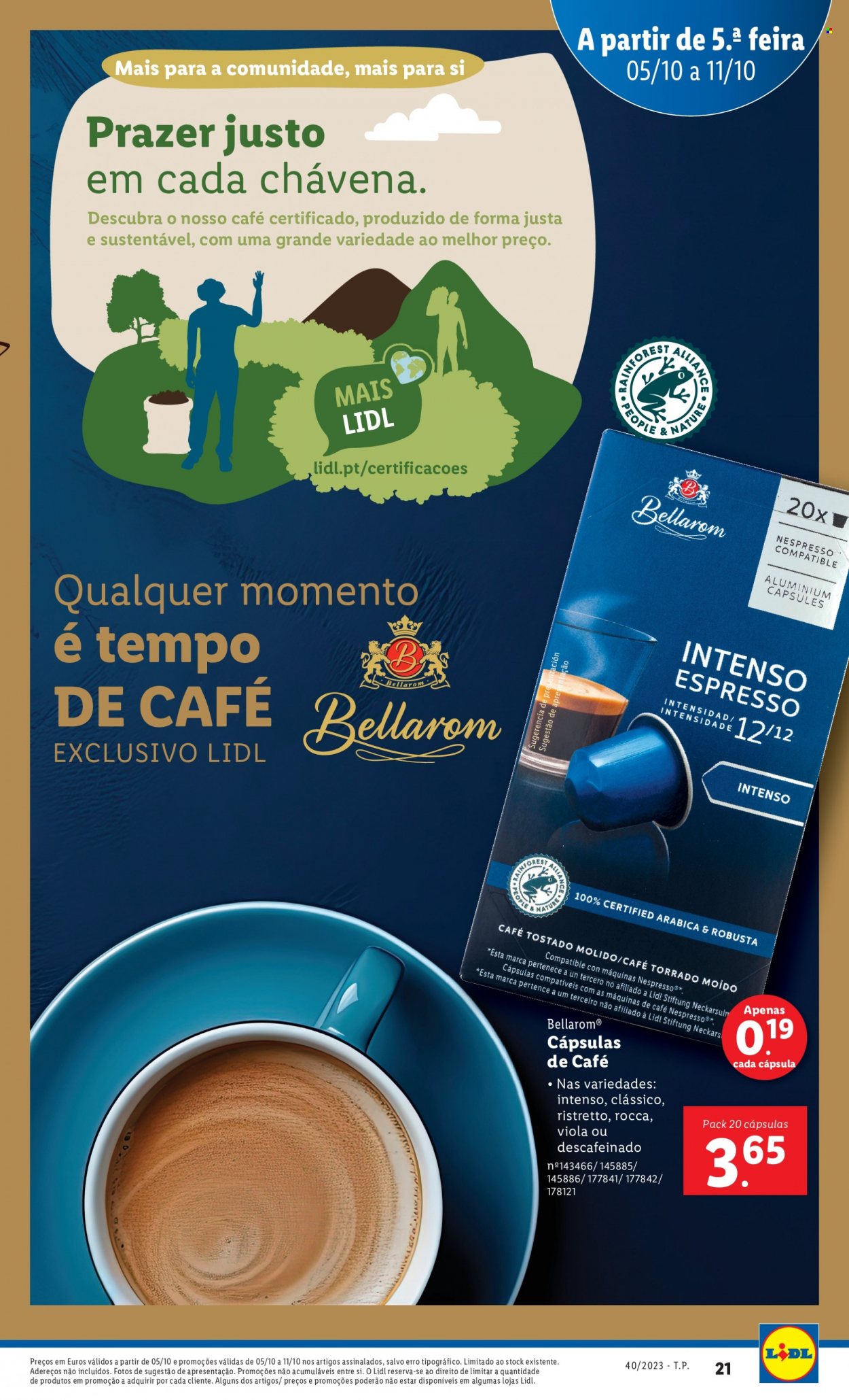 Folheto Lidl - 5.10.2023 - 11.10.2023. Página 21