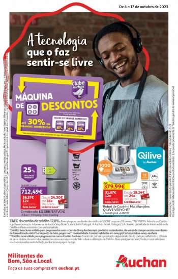 Folheto Auchan - 4.10.2023 - 17.10.2023.