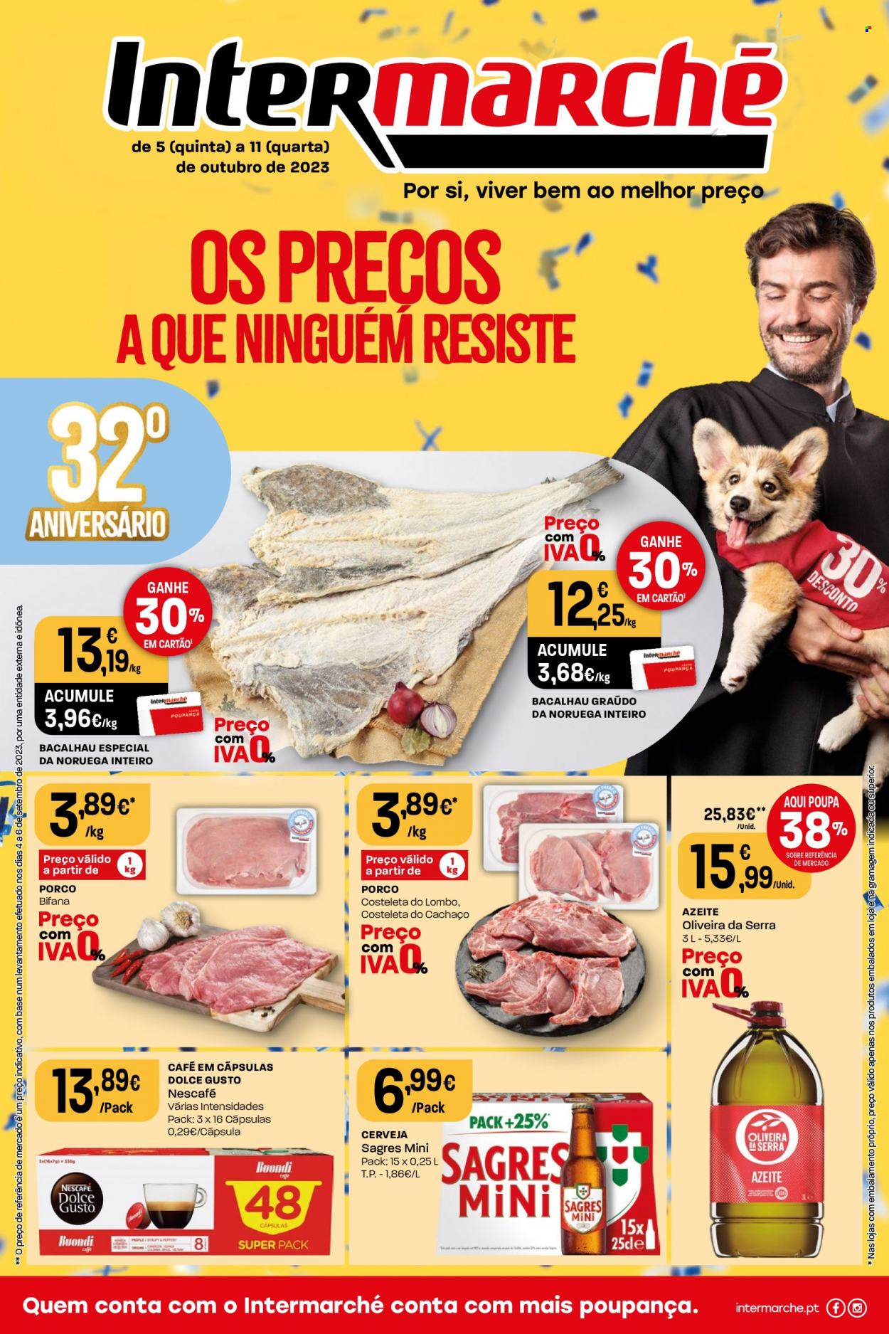 Folheto Intermarché - 5.10.2023 - 11.10.2023. Página 1