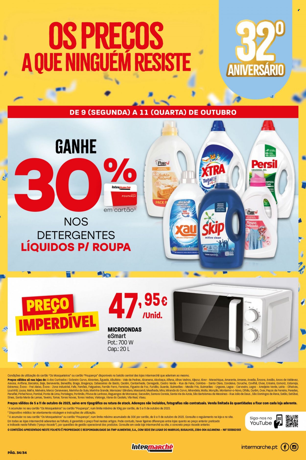 Folheto Intermarché - 5.10.2023 - 11.10.2023. Página 34