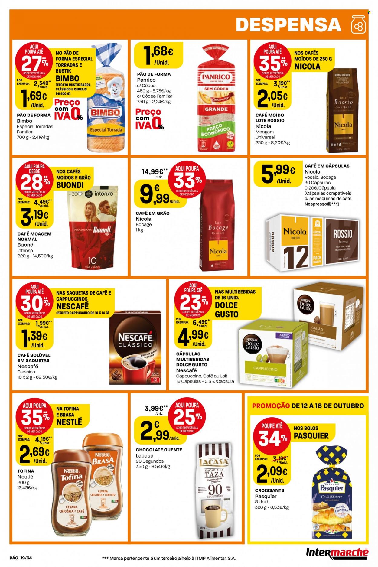 Folheto Intermarché - 12.10.2023 - 18.10.2023. Página 19