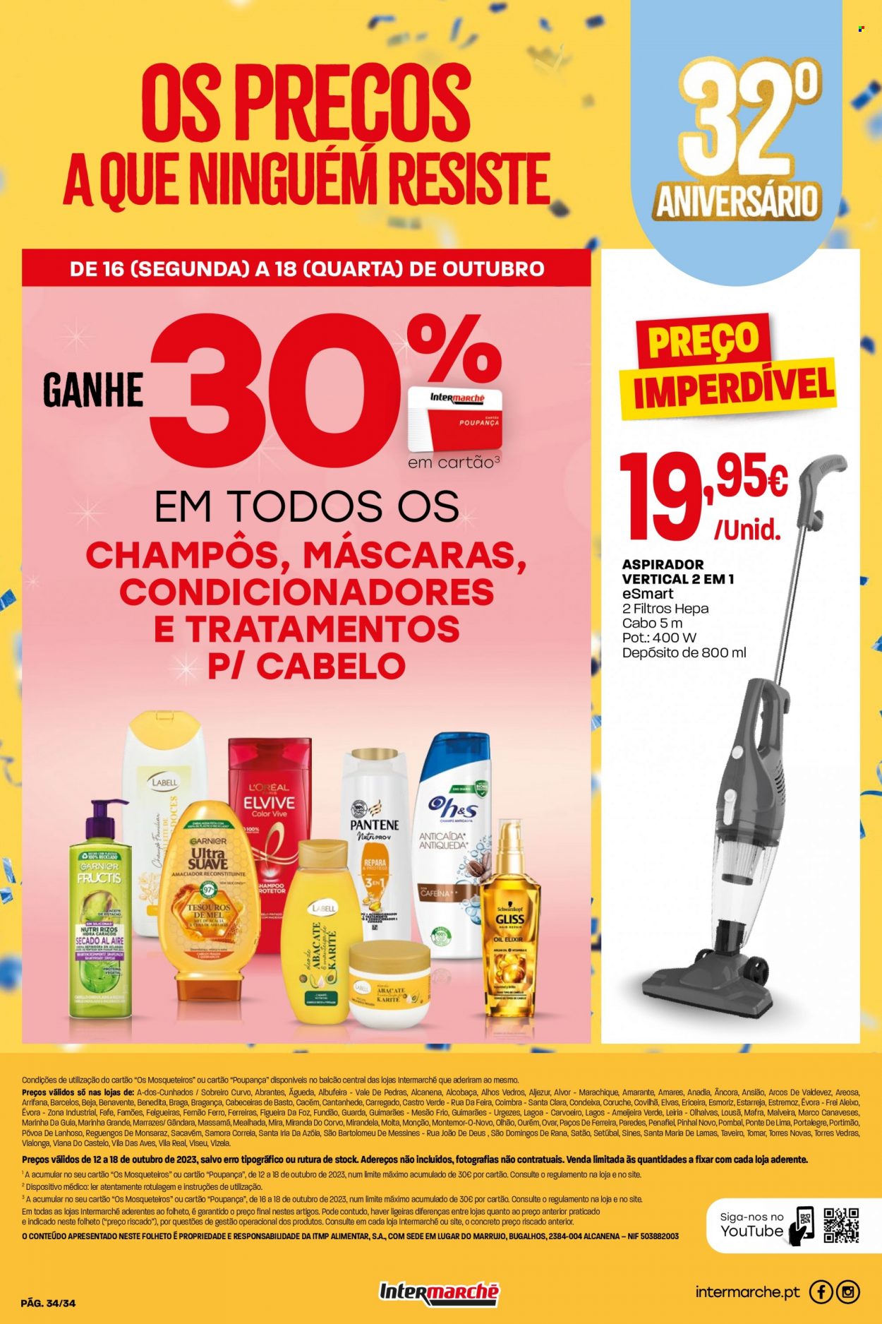Folheto Intermarché - 12.10.2023 - 18.10.2023. Página 34