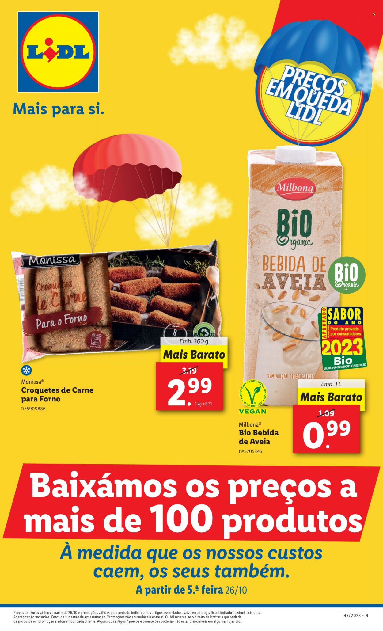 Folheto Lidl - 26.10.2023 - 1.11.2023. Página 1