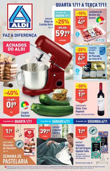 Folheto Aldi - 1.11.2023 - 7.11.2023.