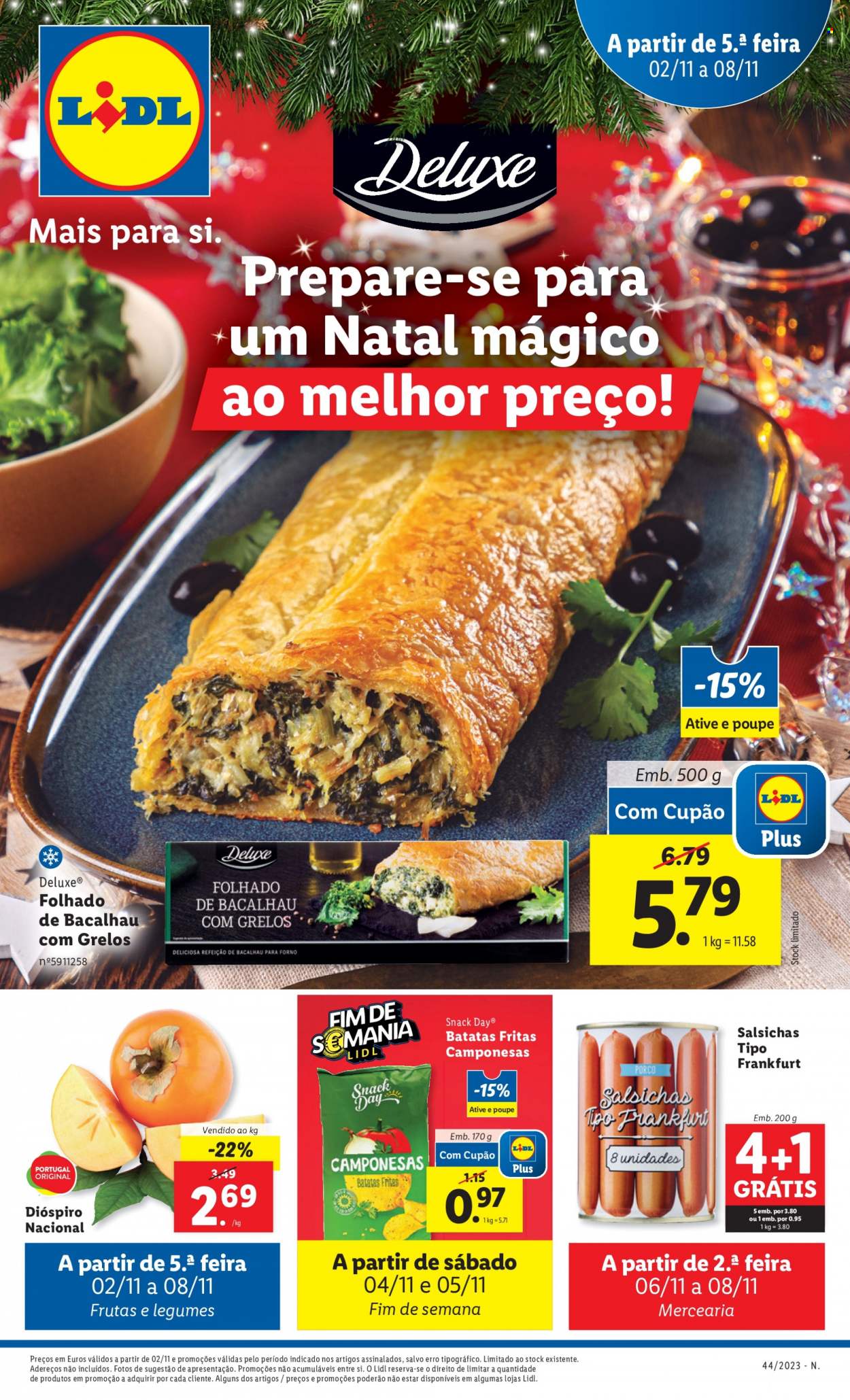 Folheto Lidl - 2.11.2023 - 8.11.2023. Página 1