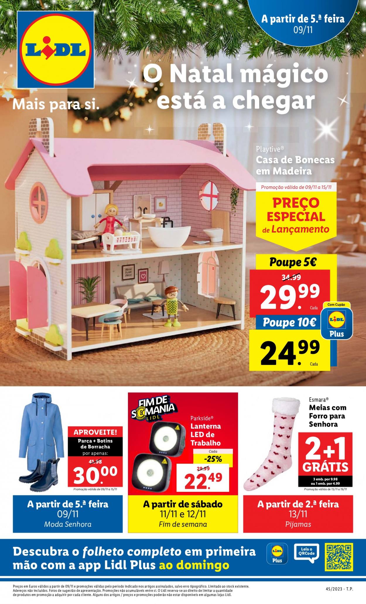 Folheto Lidl - 9.11.2023 - 15.11.2023. Página 1