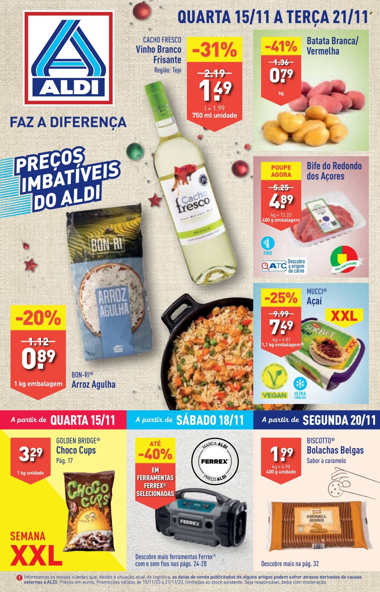 Folheto Aldi - 15.11.2023 - 21.11.2023. Página 1