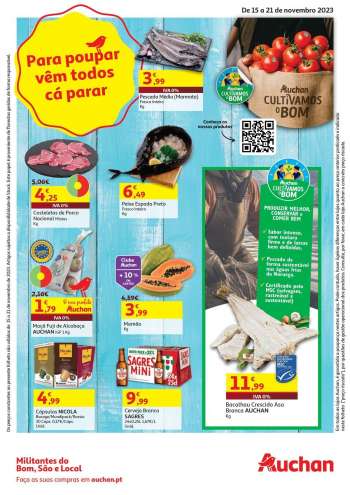 Folheto Auchan - 15.11.2023 - 21.11.2023.