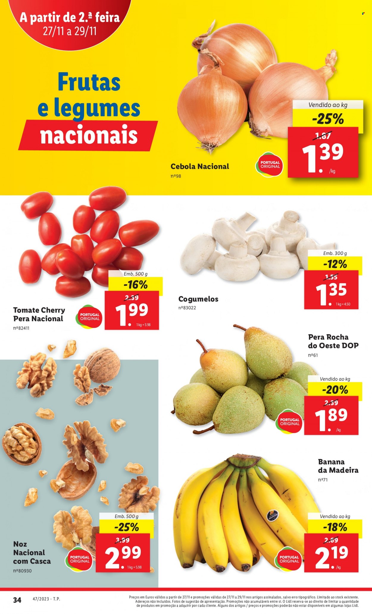 Folheto Lidl - 23.11.2023 - 29.11.2023. Página 34