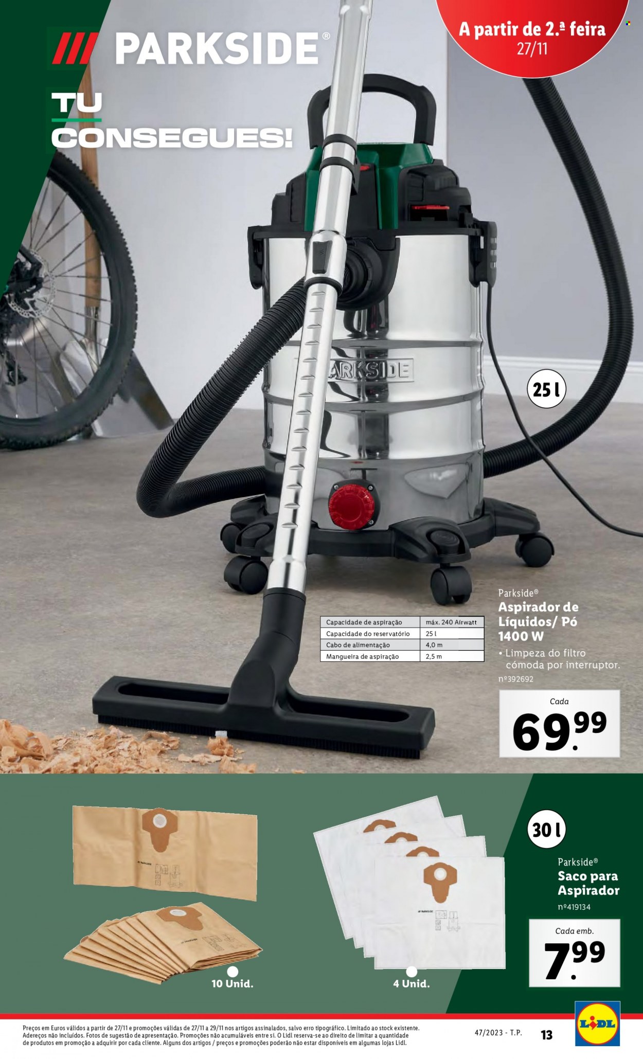 Folheto Lidl - 23.11.2023 - 29.11.2023. Página 13