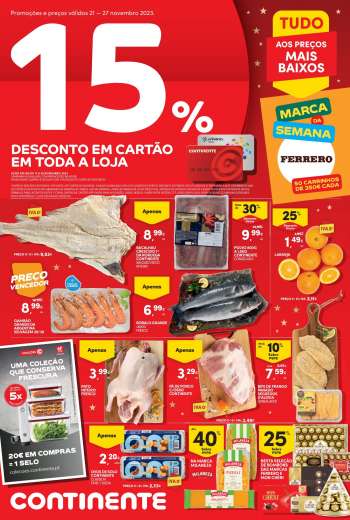 Folheto Continente - 21.11.2023 - 27.11.2023.