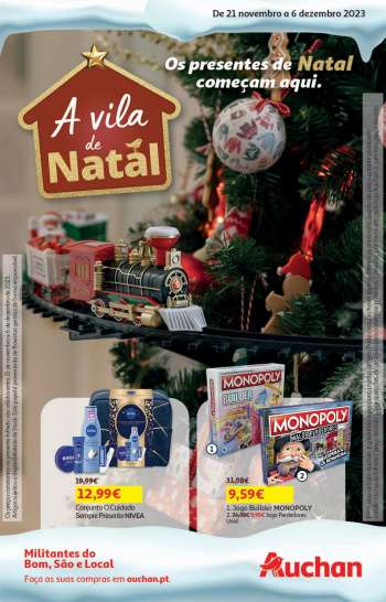 Folheto Auchan - 21.11.2023 - 6.12.2023.