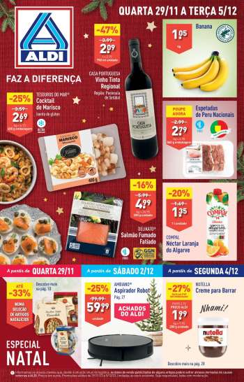 Folheto Aldi - 29.11.2023 - 5.12.2023.