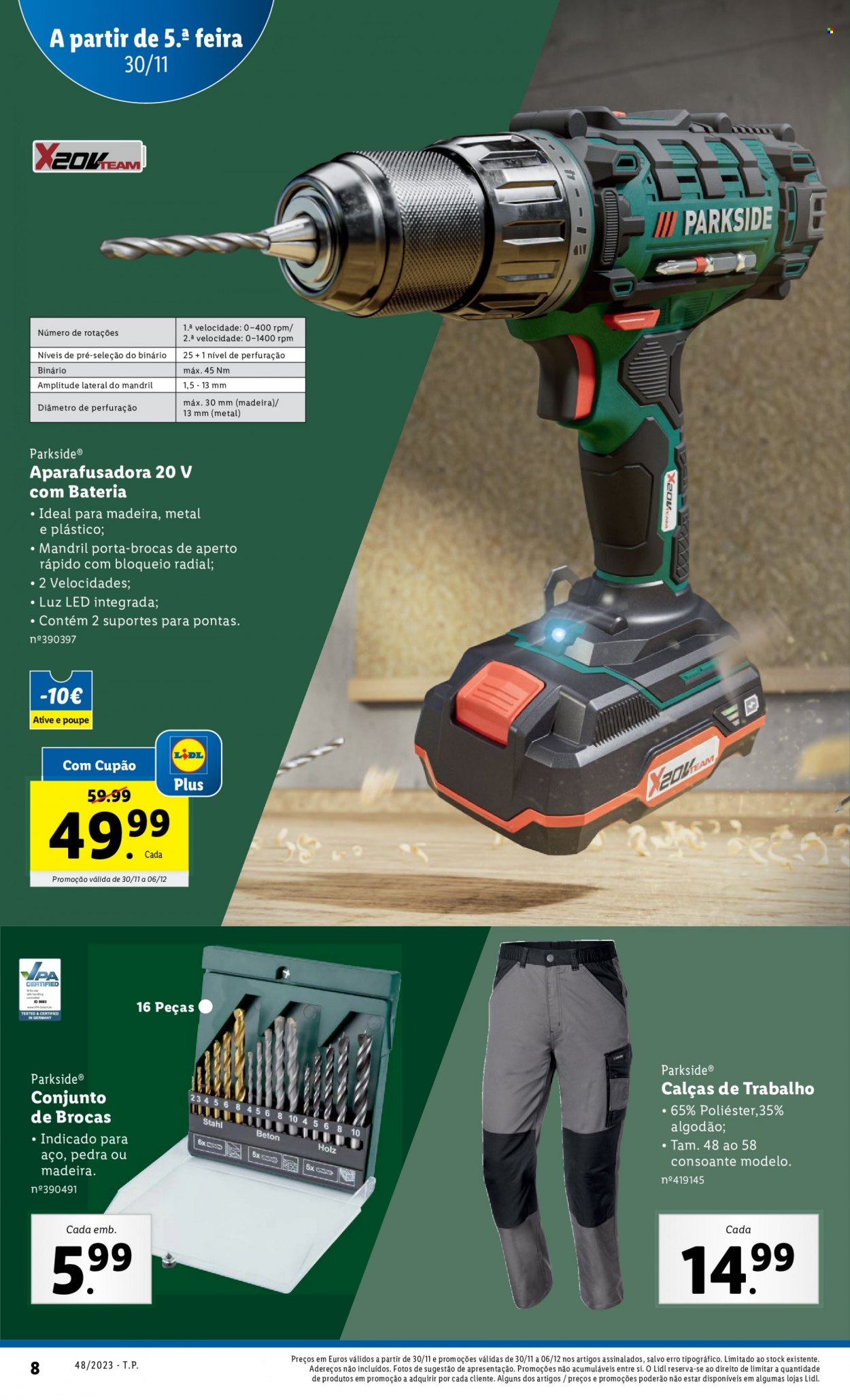 Folheto Lidl - 30.11.2023 - 6.12.2023. Página 44