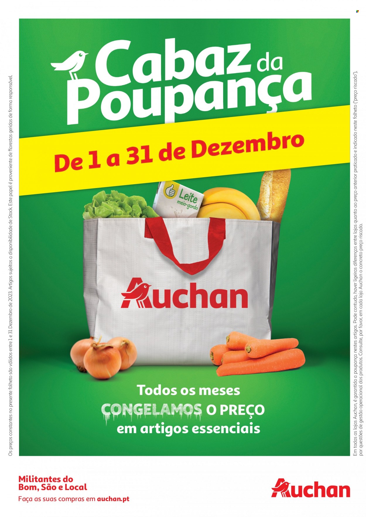 Folheto Auchan - 1.12.2023 - 31.12.2023. Página 1
