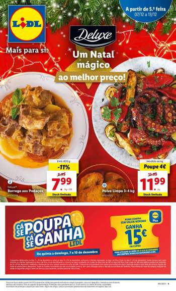 Folheto Lidl - 7.12.2023 - 13.12.2023.
