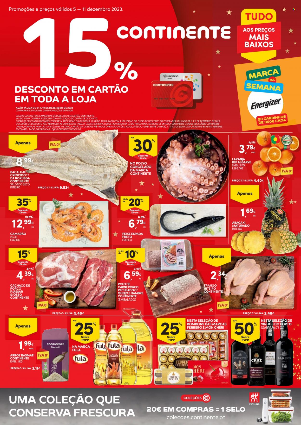 Folheto Continente - 5.12.2023 - 11.12.2023. Página 1
