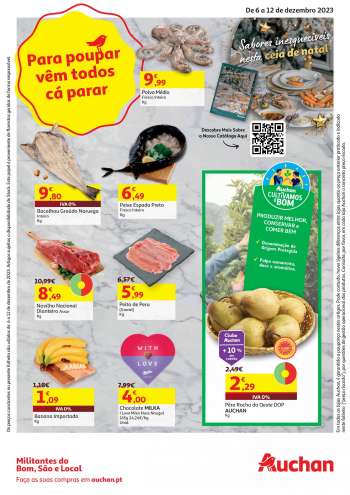 Folheto Auchan - 6.12.2023 - 12.12.2023.