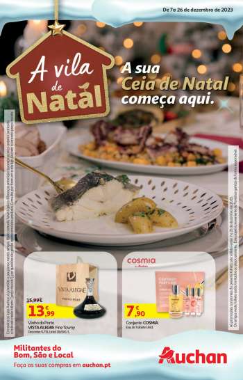 Folheto Auchan - 7.12.2023 - 26.12.2023.