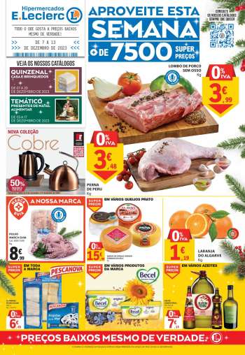 Folheto E.Leclerc - 7.12.2023 - 13.12.2023.