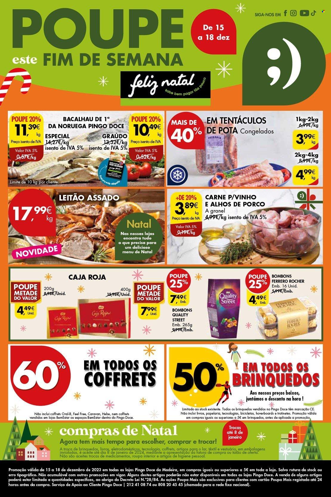 Folheto Pingo Doce - 15.12.2023 - 18.12.2023. Página 1