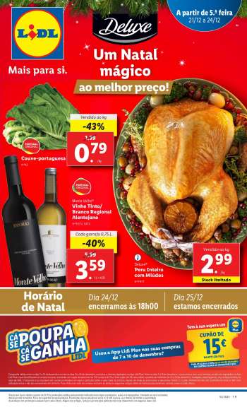 Folheto Lidl - 21.12.2023 - 24.12.2023.