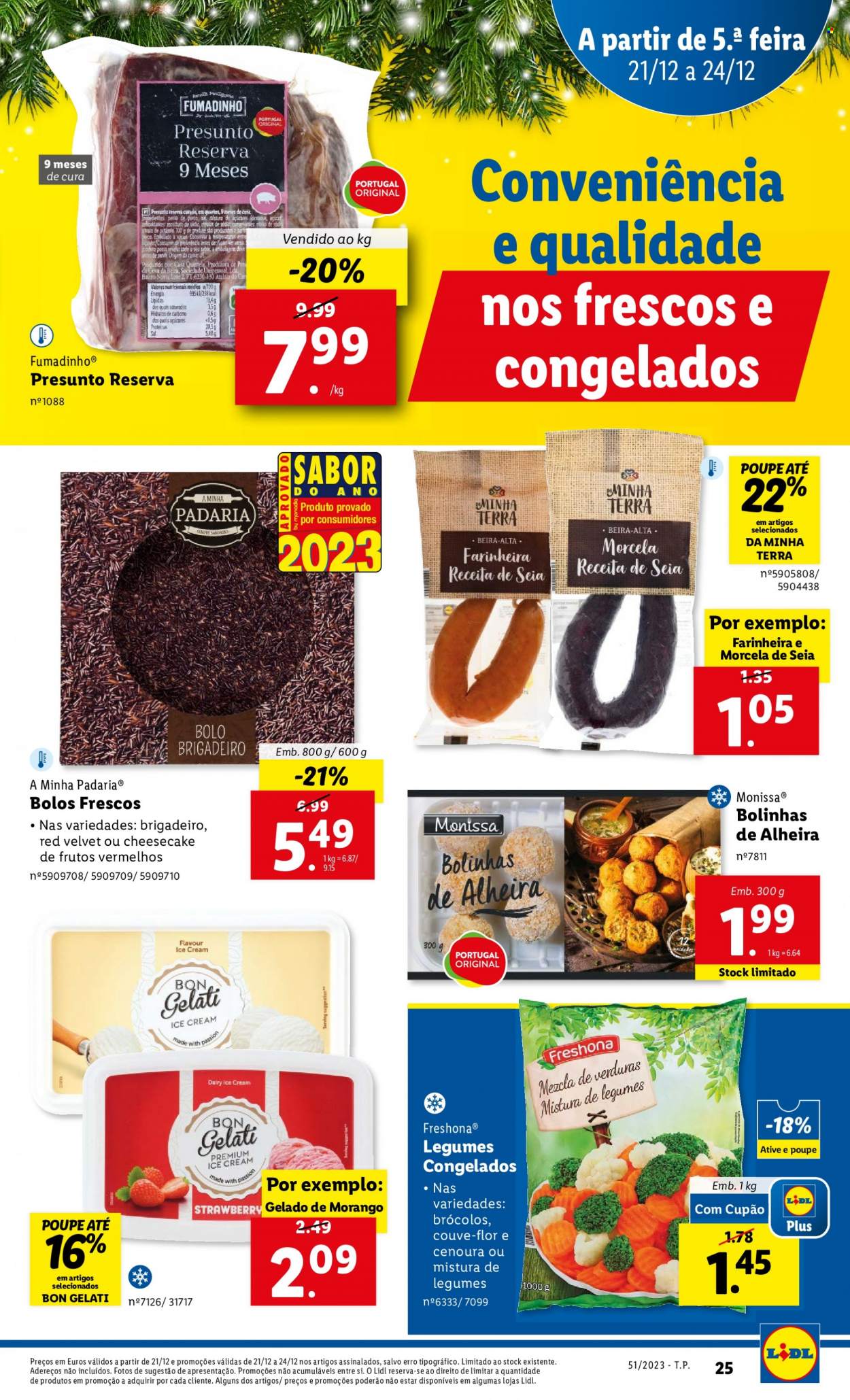 Folheto Lidl - 21.12.2023 - 24.12.2023. Página 25